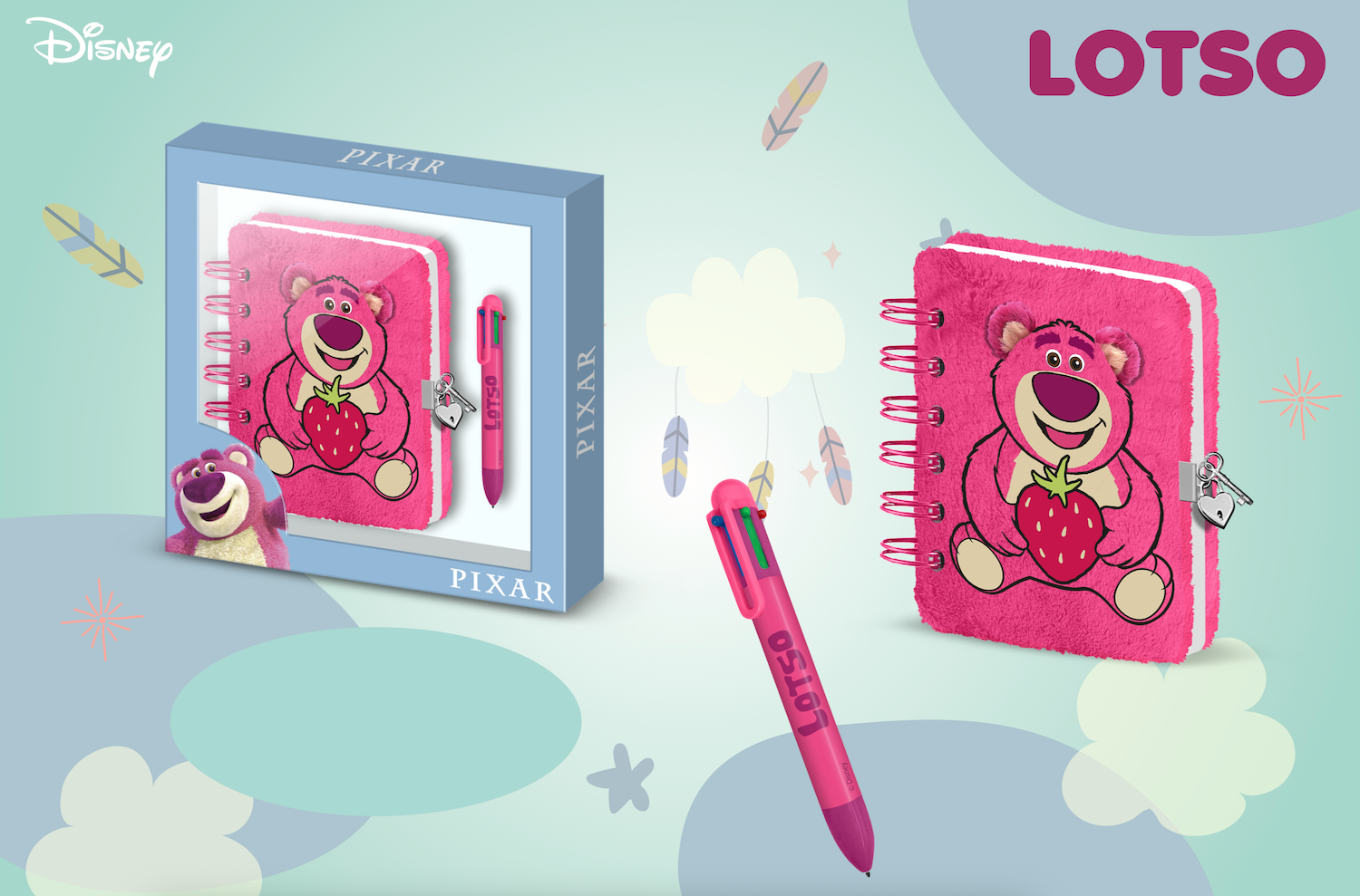 TOY STORY - Lotso - Gift Box - Fur Diary + Pen