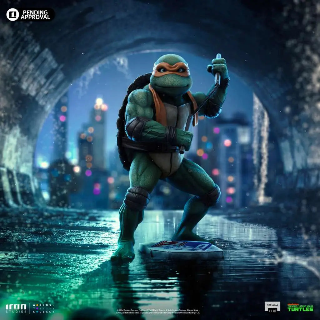 TMNT MOVIE MICHELANGELO 1/10 STATUE