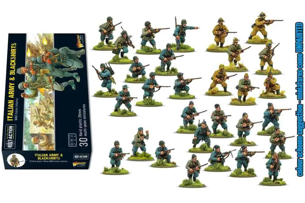 BOLT ACTION - ITALIAN ARMY & BLACKSHIRTS