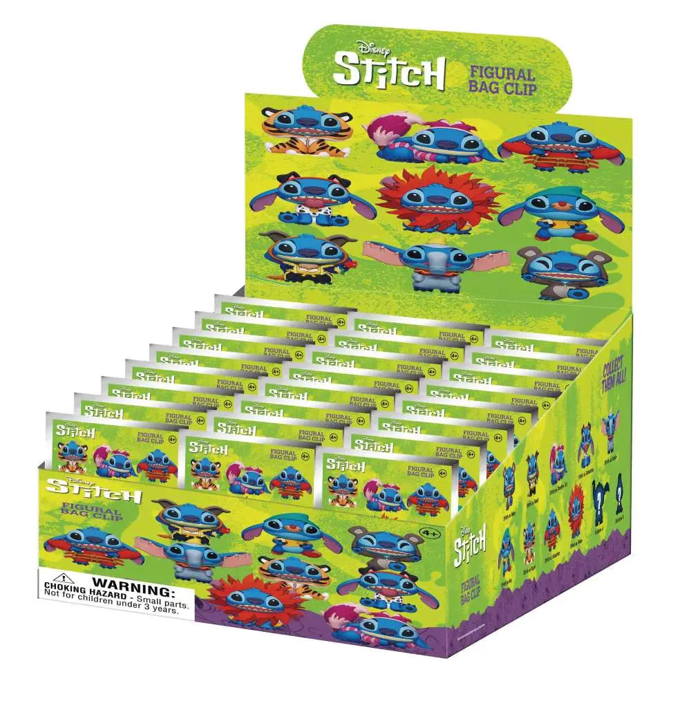 DISNEY STITCH IN COSTUME 3D BAG CLIP BOX DISPLAY (24)