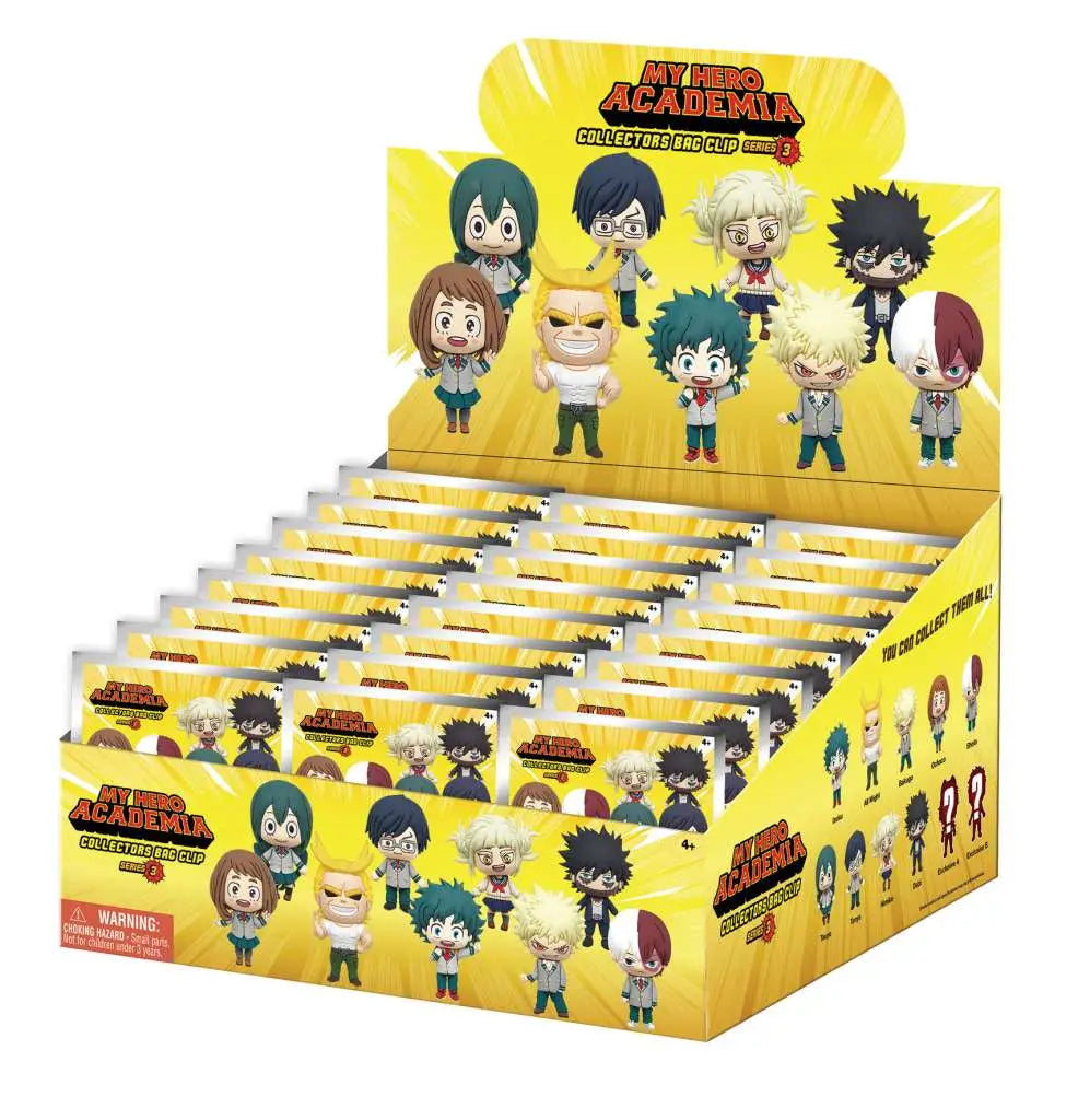 MY HERO ACADEMIA S.3 BAG CLIP BLIND BOX DISPLAY (24)