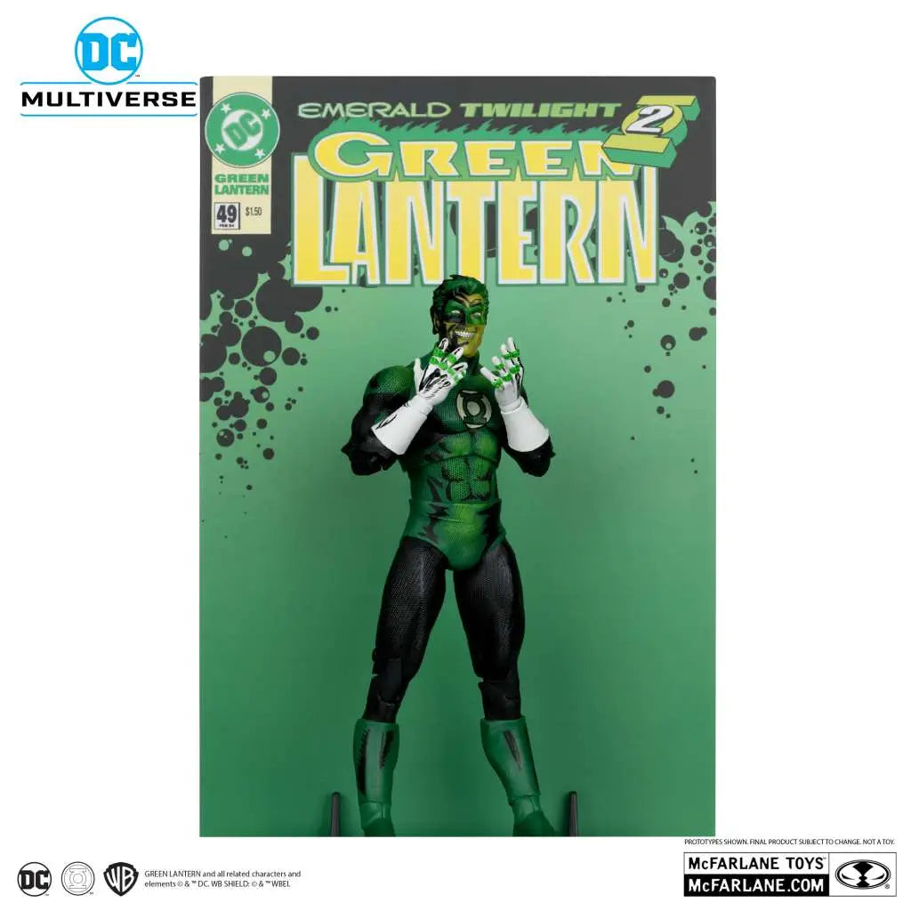 DC MULTIVERSE COVER RECREATIONS GREEN LANTERN EMERALD TWILIGHT FIGURE
