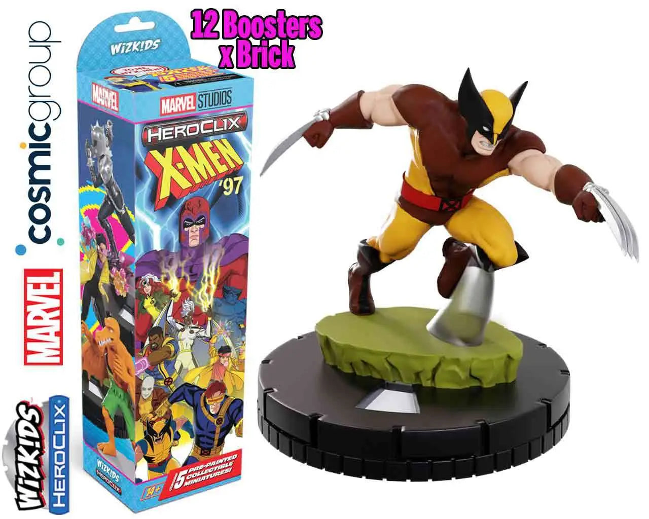 MARVEL HEROCLIX X-MEN 97 BOOSTER BRICK (12)