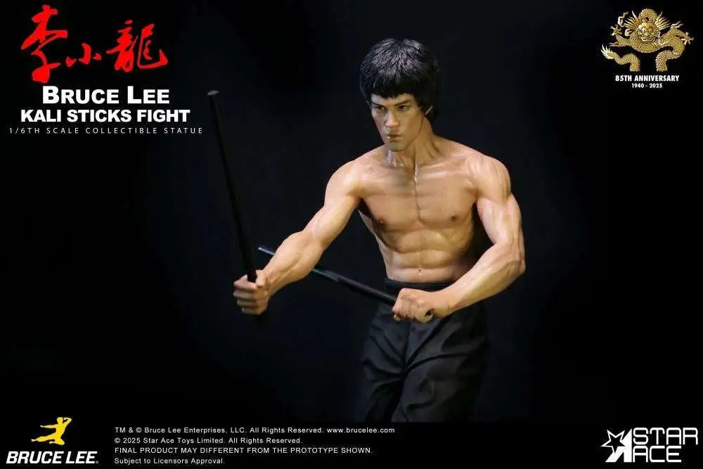 BRUCE LEE KALI STICKS FIGHT NORMAL BASEMENT VER. STATUE