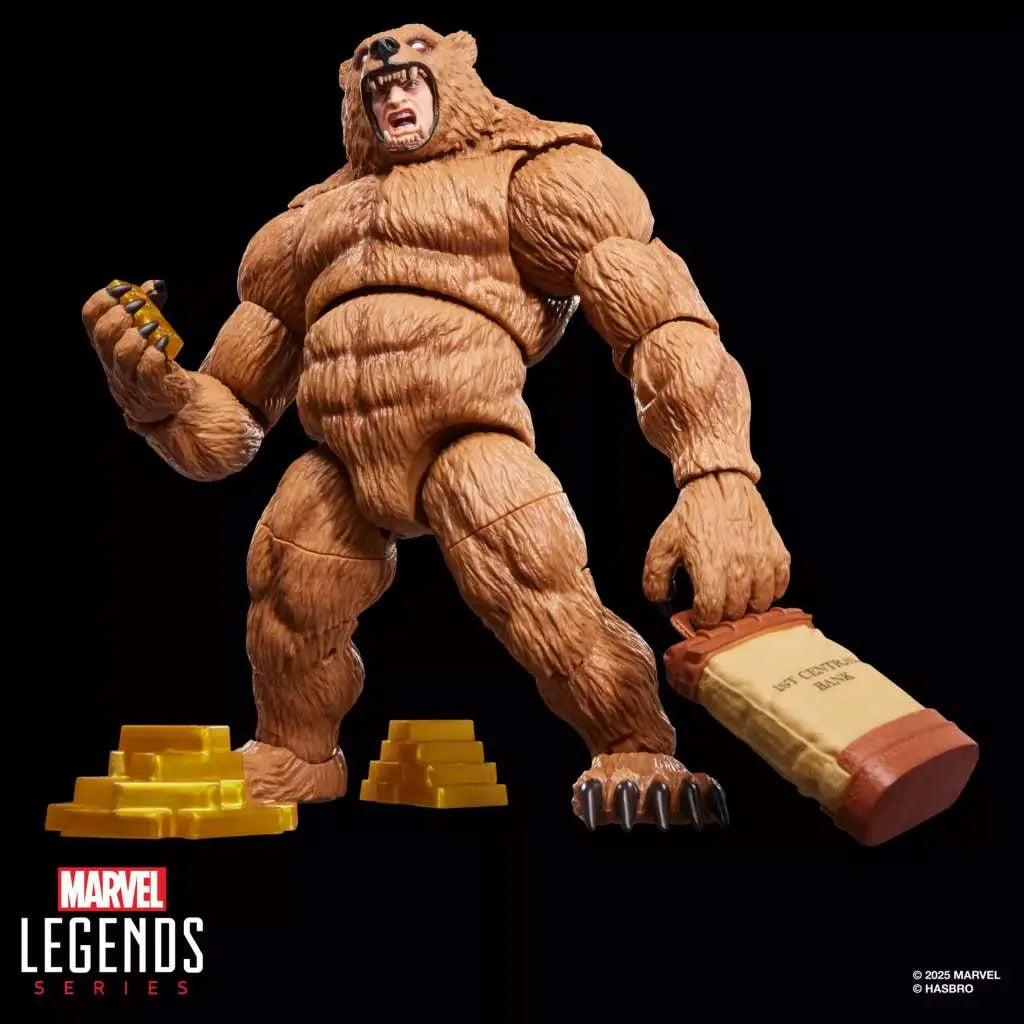 MARVEL LEGENDS SPIDER-MAN GRIZZLY ACTION FIGURE