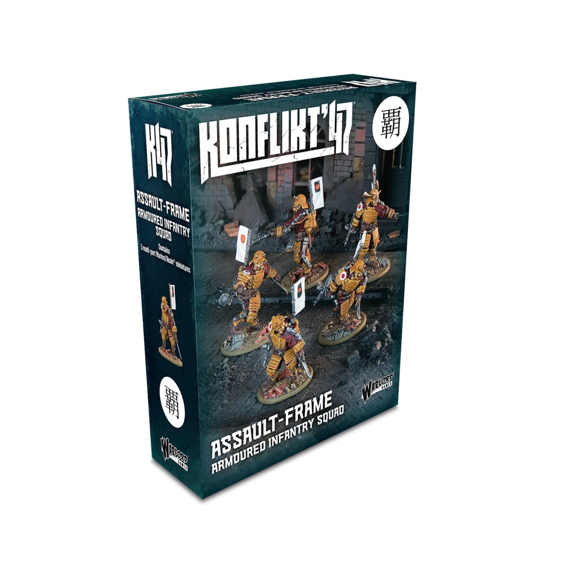 KONFLIKT 47 EMPIRE OF JAPAN ASSAULT-FRAME ARMOURED INFANTRY SQUAD