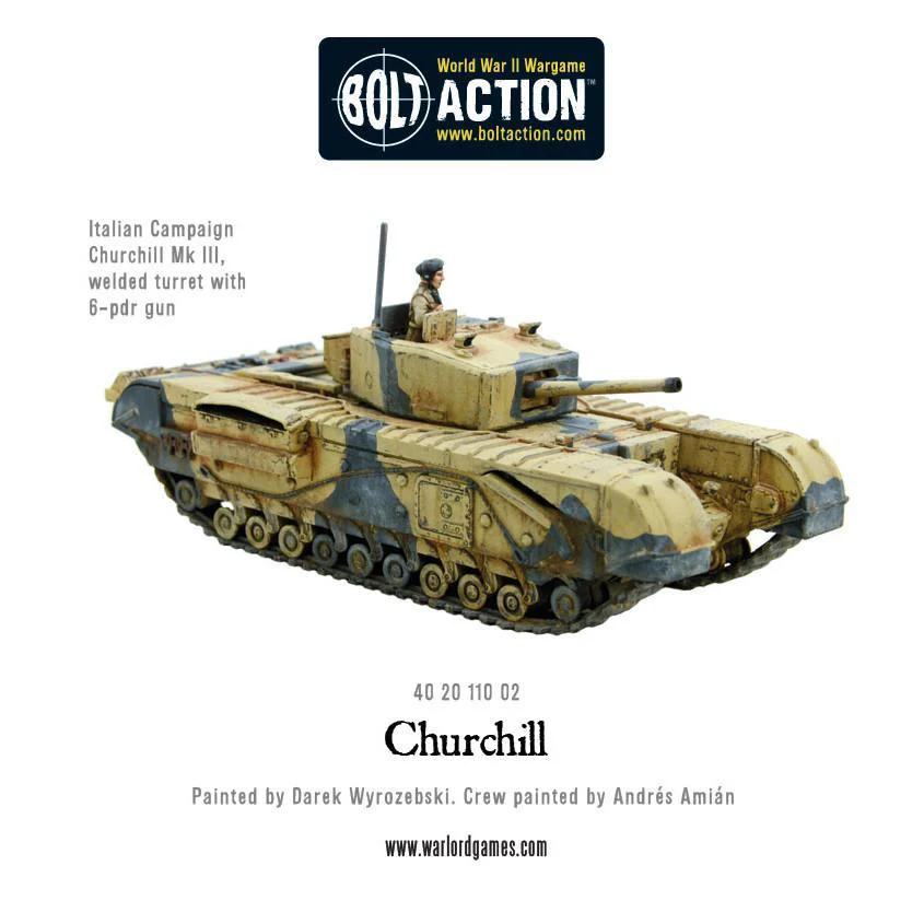 BOLT ACTION CHURCHILL INFANTRY TANK