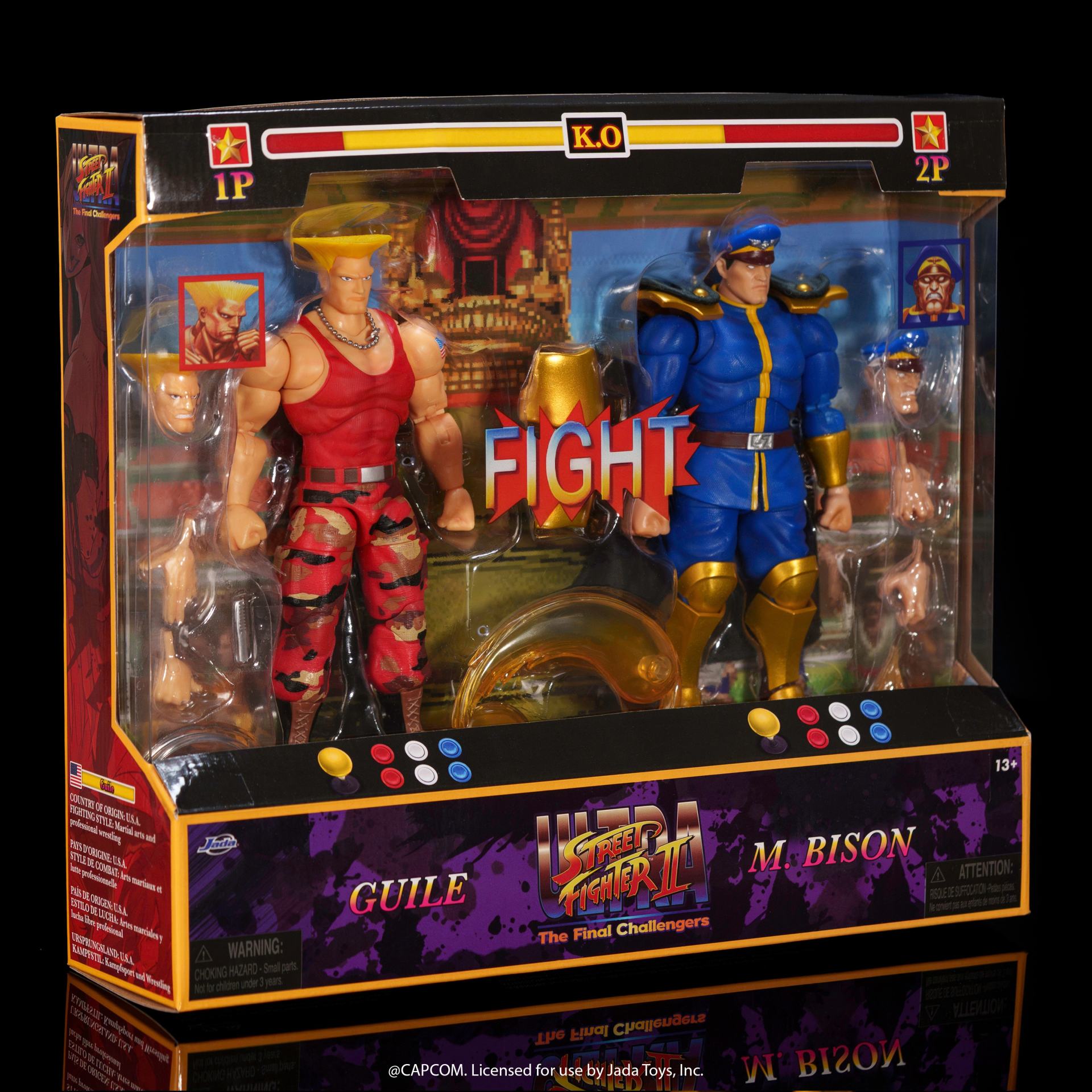 STREET FIGHTER II GIULIE VS BISON AF DOUBLE PACK LIMITED EDITION