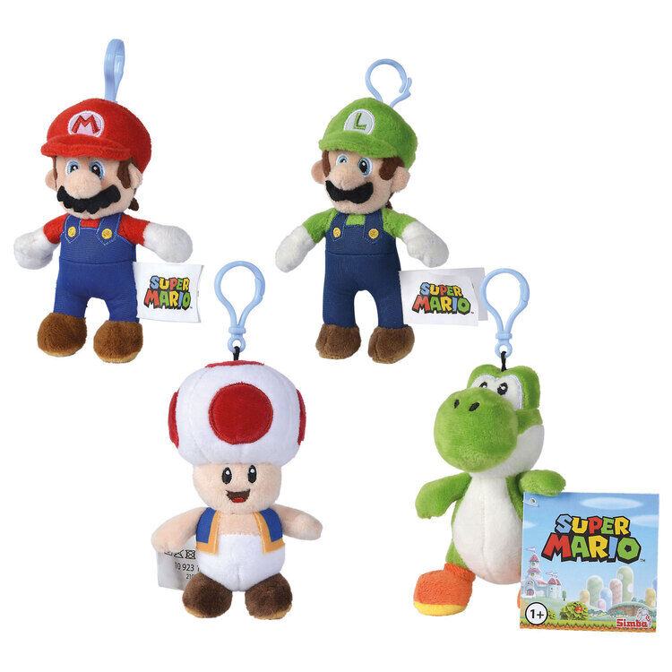 SUPER MARIO PELUCHE KEYCHAIN DISPLAY (12)