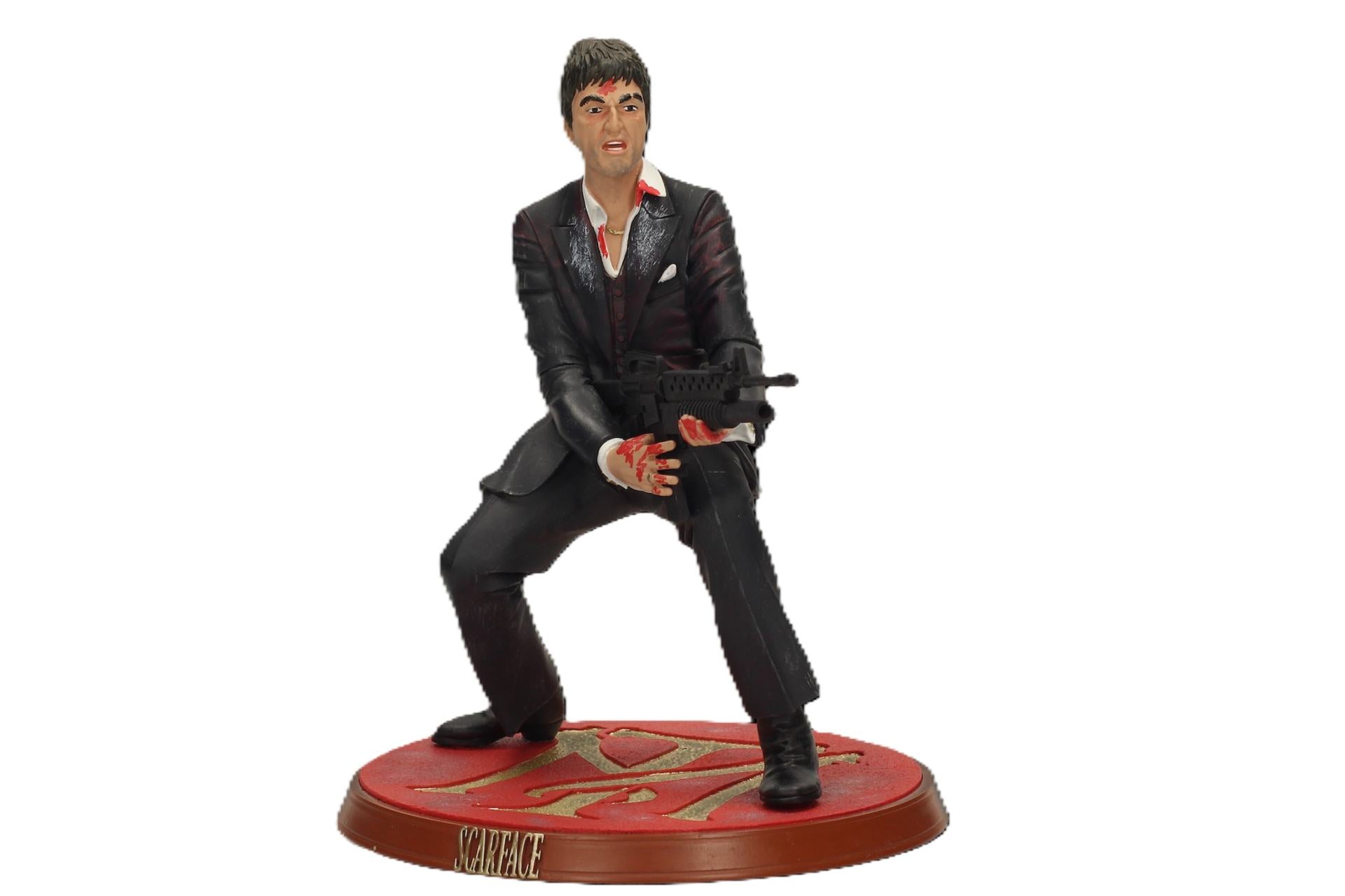 SCARFACE TONY MONTANA SHOOTING BLOODY FIGURE