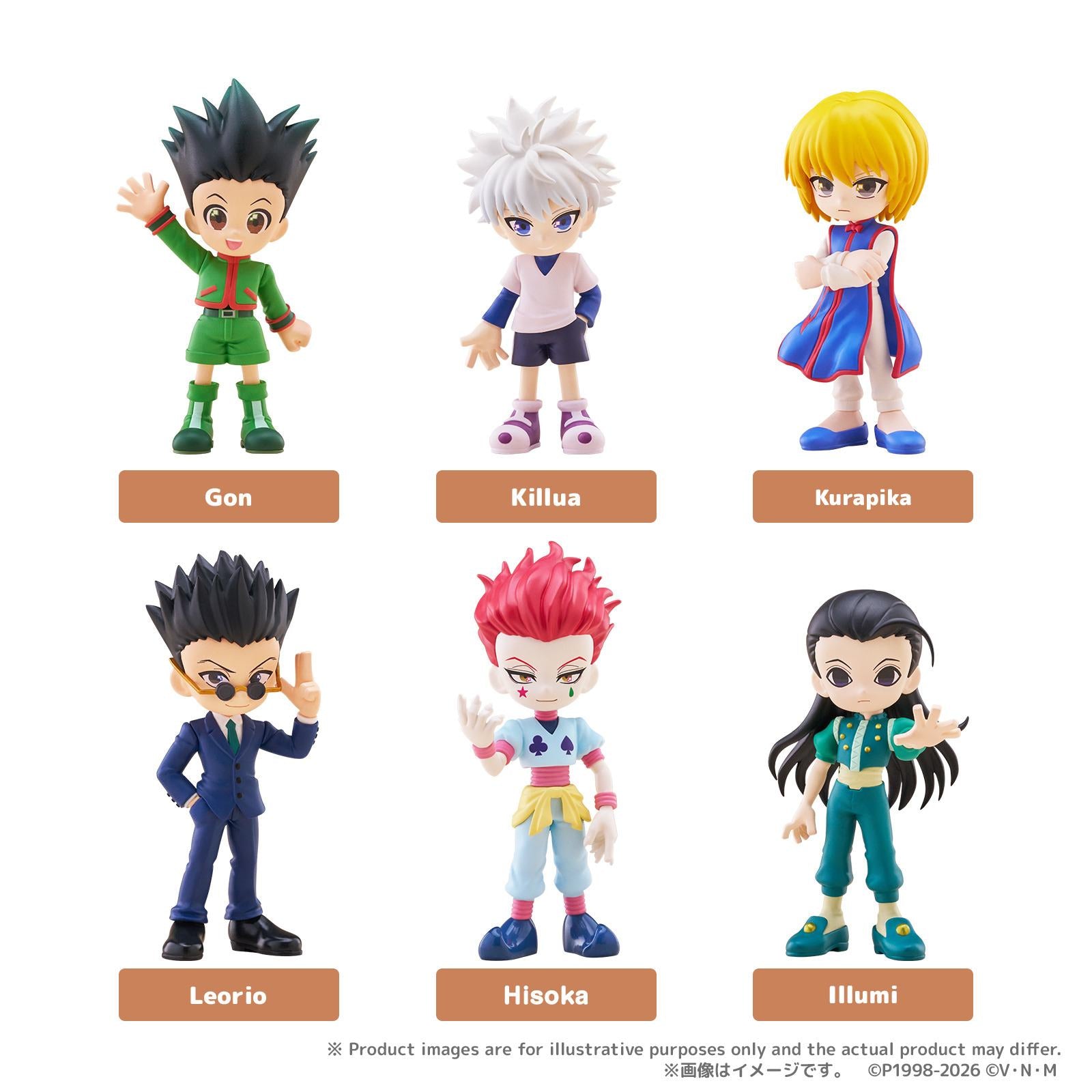 HUNTER X HUNTER VOL. 1 PALVERSE MINI FIGURE SET (6)