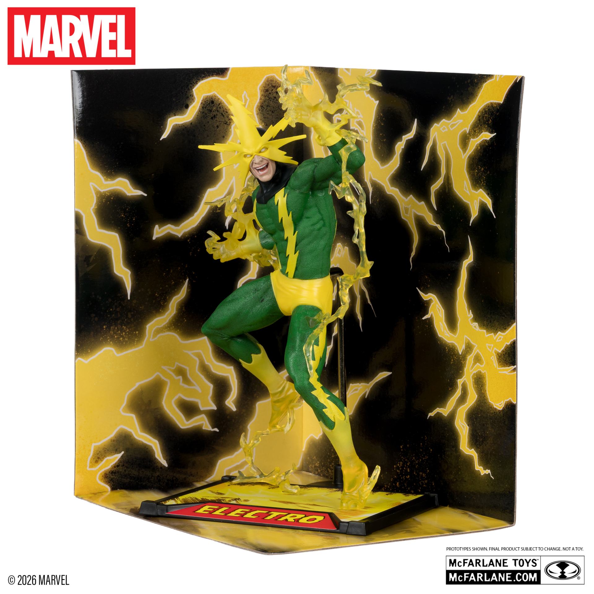 MARVEL COLLECTION 1:10TH WV8 ELECTRO (JOE FIXIT #5) FIGURE