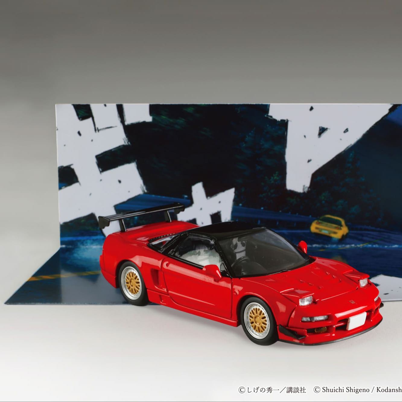 INITIAL D 1/64 HONDA NSX GO HOJO VS KEISUKE TAKAHASHI