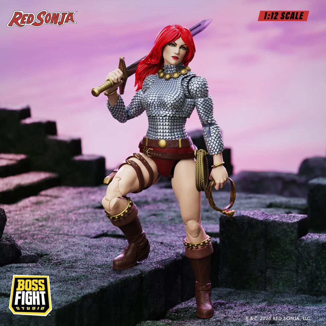 RED SONJA IMMORTAL RED SONJA 1:12 SCALE EPIC H.A.C.K.S. ACTION FIGURE