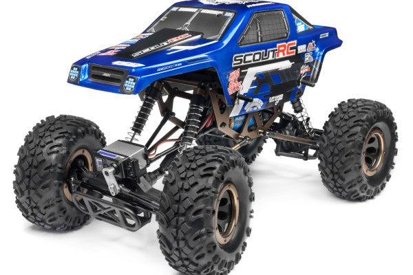 CLEAR SCOUT RC BODYSHELL W/DECALS