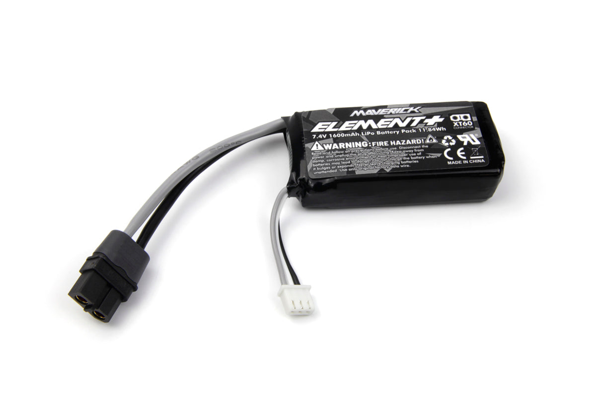 Element 7.4V 1600mAh LiPo Battery Pack (XT-60)