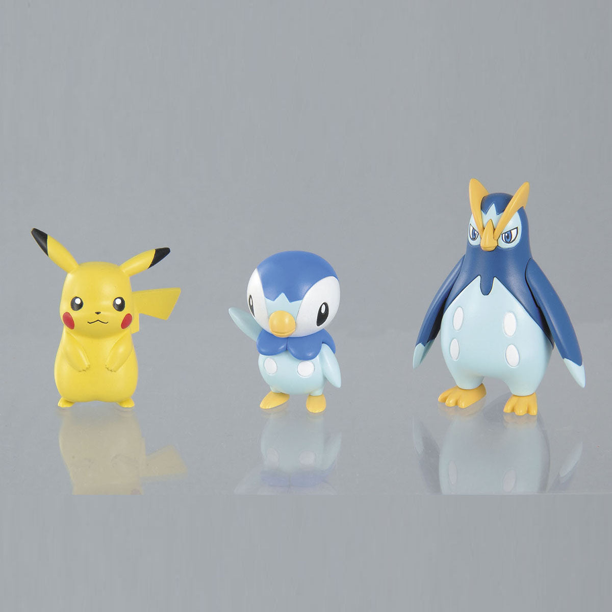 Pokemon Plastic Model Collection No.6 Evolution Series Empoleon Evolution Set