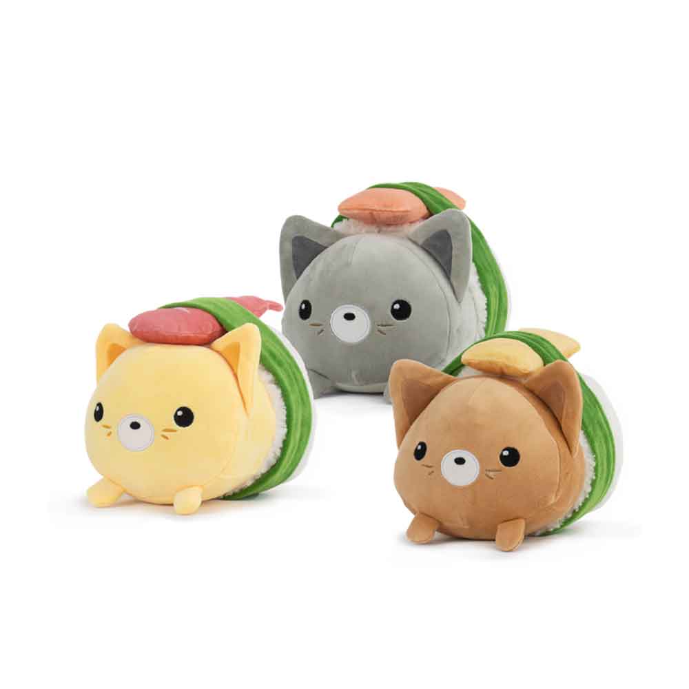 KAWAII - Nekogiri - Assortment of 6 Plushs 3 Models - 17cm