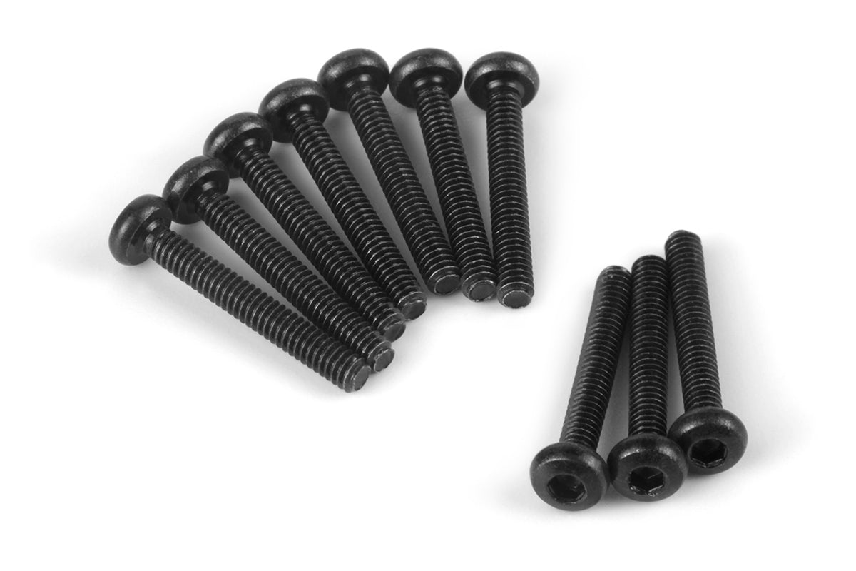 Button Head Screw M2x14mm (Hex Socket/10pcs)