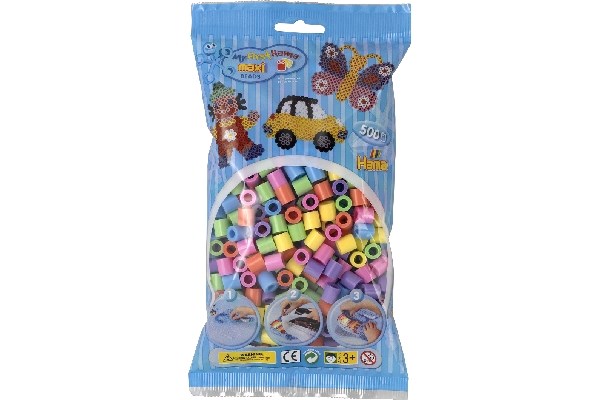 Hama maxi perler 500stk pastel mix 50