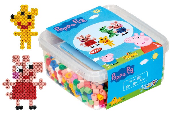 Hama maxi bøtte Gurli Gris perler og stiftplade