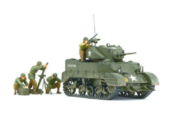 1/35 M5A1 w/4 figures
