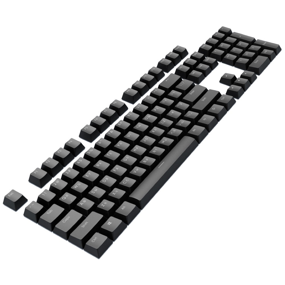 Dark Project KS-45 Keycaps PBT, ENG/RU/UA, Black