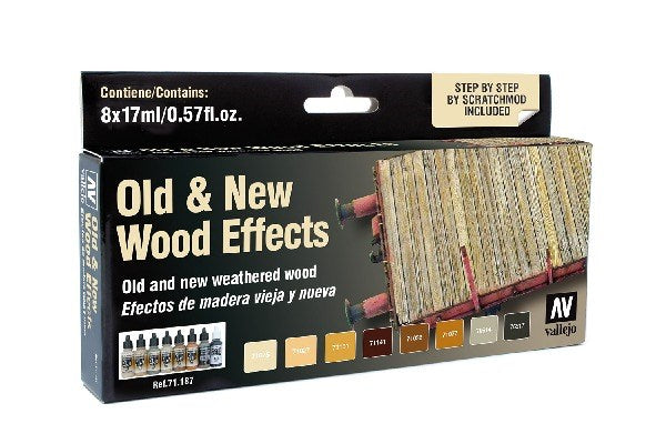 Model Air, Old & New Wood effects, 8x17ml