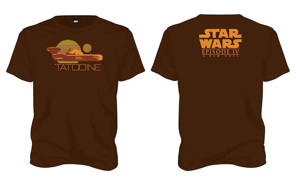 T/S SW TATOOINE BROWN MEN - M