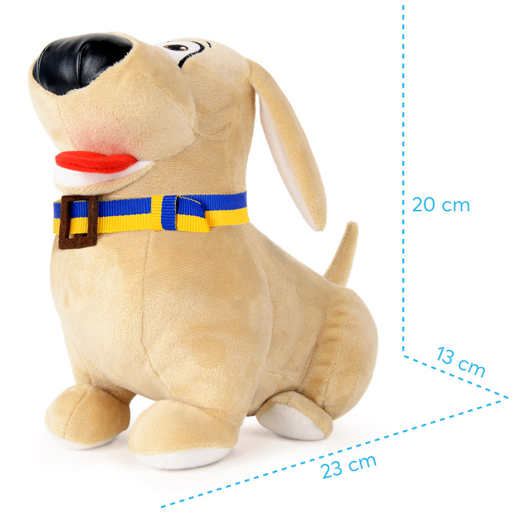 Plush toy WP MERCHANDISE labrador Buddy in a patriotic collar 23 cm