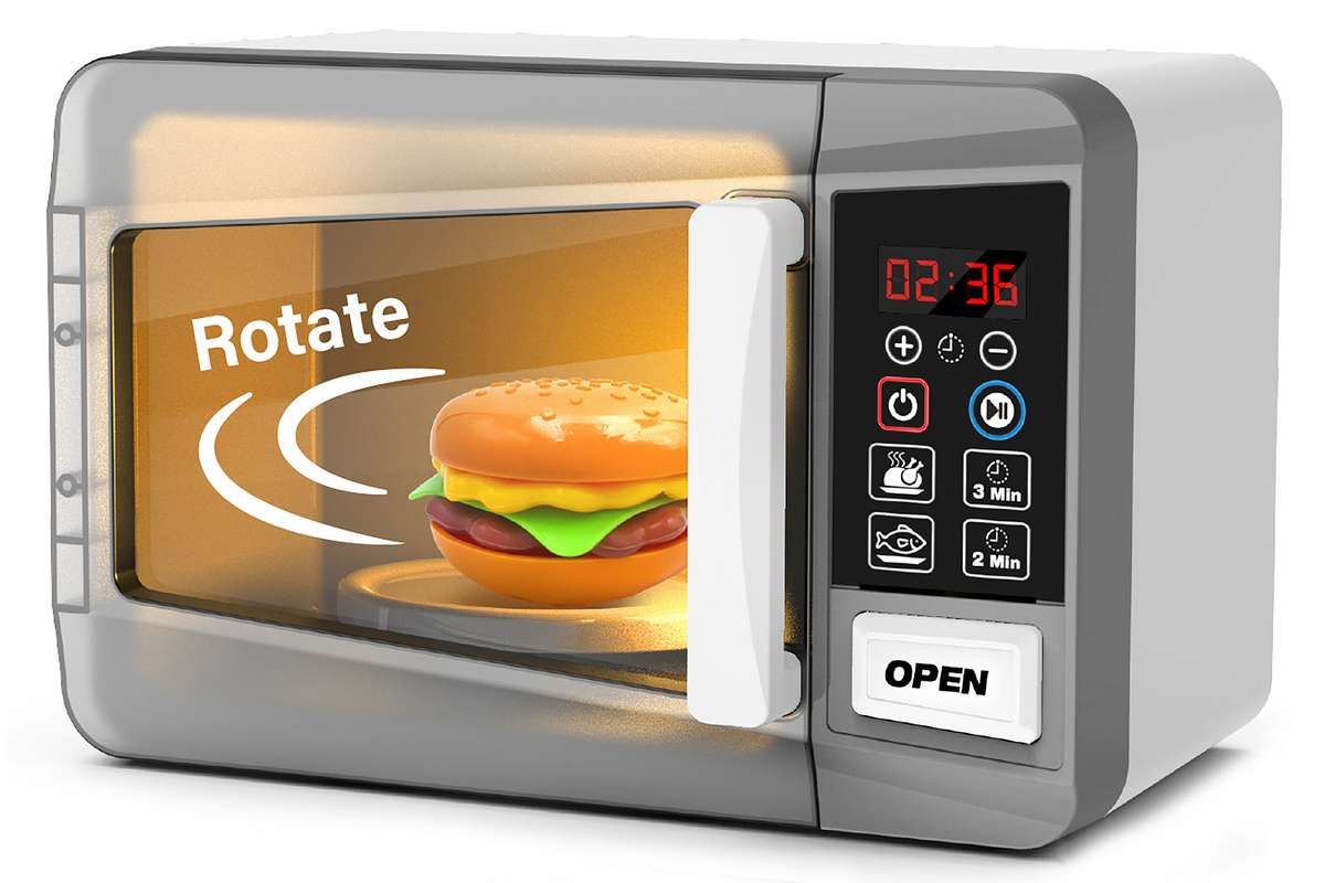 Mikrobølgeovn elektrisk i æske 16,5x20,5x34,5cm