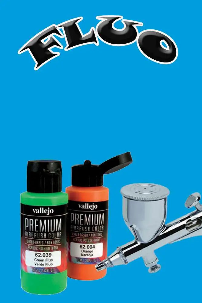PREMIUM AIRBRUSH BLUE FLUO 62038