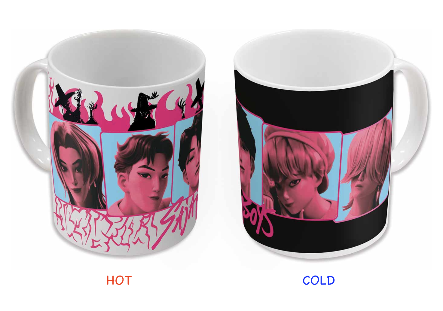 K-POP DEMON HUNTERS - Saja Boys - Heat Change Mug - 11 Oz