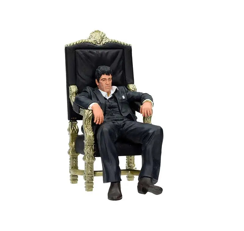 SCARFACE TONY MONTANA IN HIS CHAIR FIG