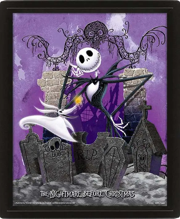 NIGHTMARE BEFORE CHRISTMAS 3D LENTICULAR POSTER