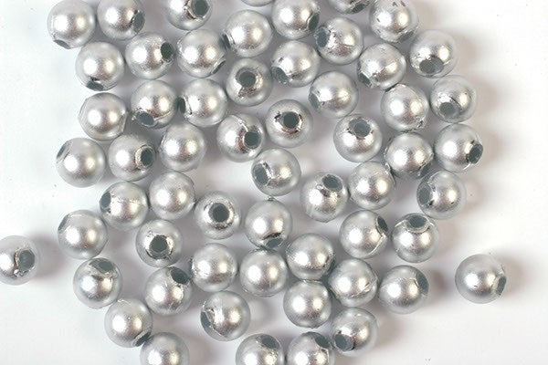 Voksperler 3mm 500g mat sølv
