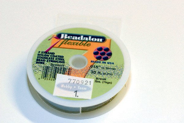 Wiretråd 7 tråds 0,38mm 9,2m sølv