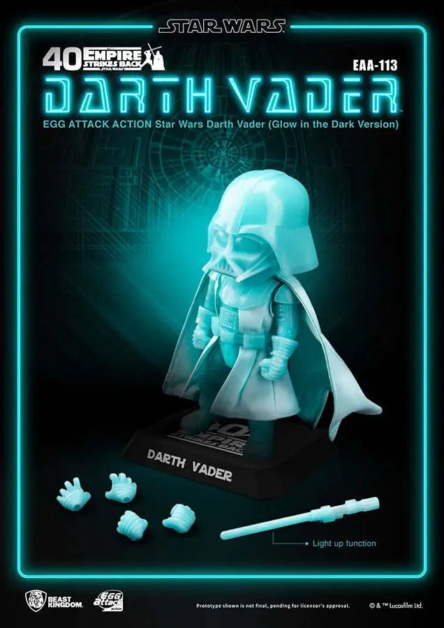 SW EGG AA DARTH VADER GLOW IN THE DARK VER
