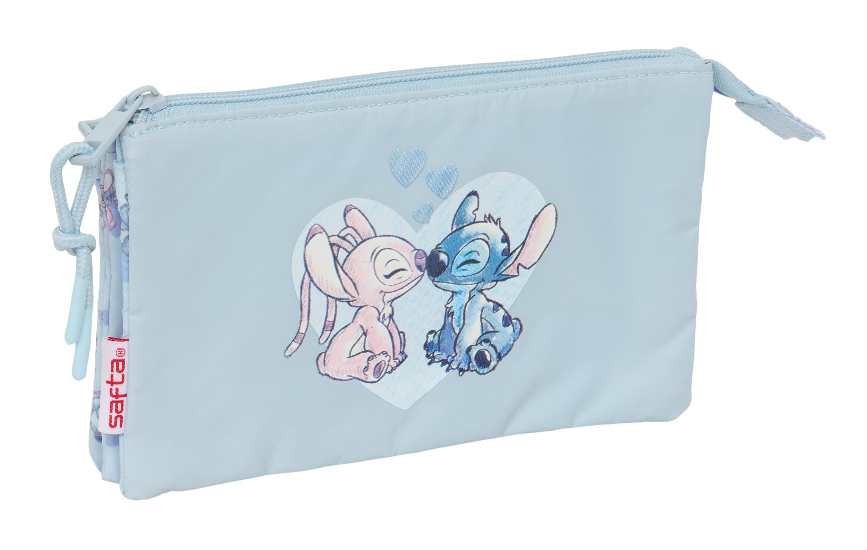 STITCH & ANGEL - Ohana - Tripple Pencil Case