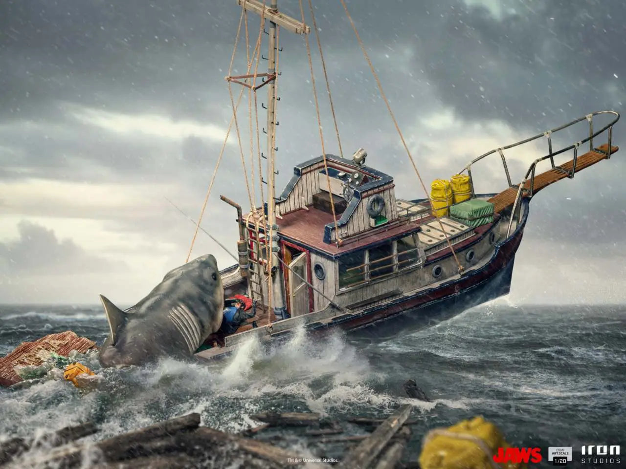 JAWS ATTACK DEMI ART 1/20 STATUE