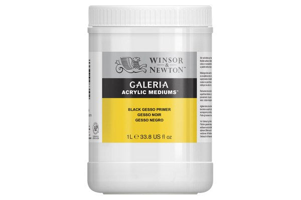 Galeria black gesso primer 1 liter