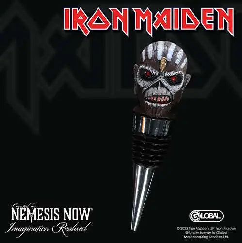IRON MAIDEN BOOK OF SOULS BOTTLE STOPP