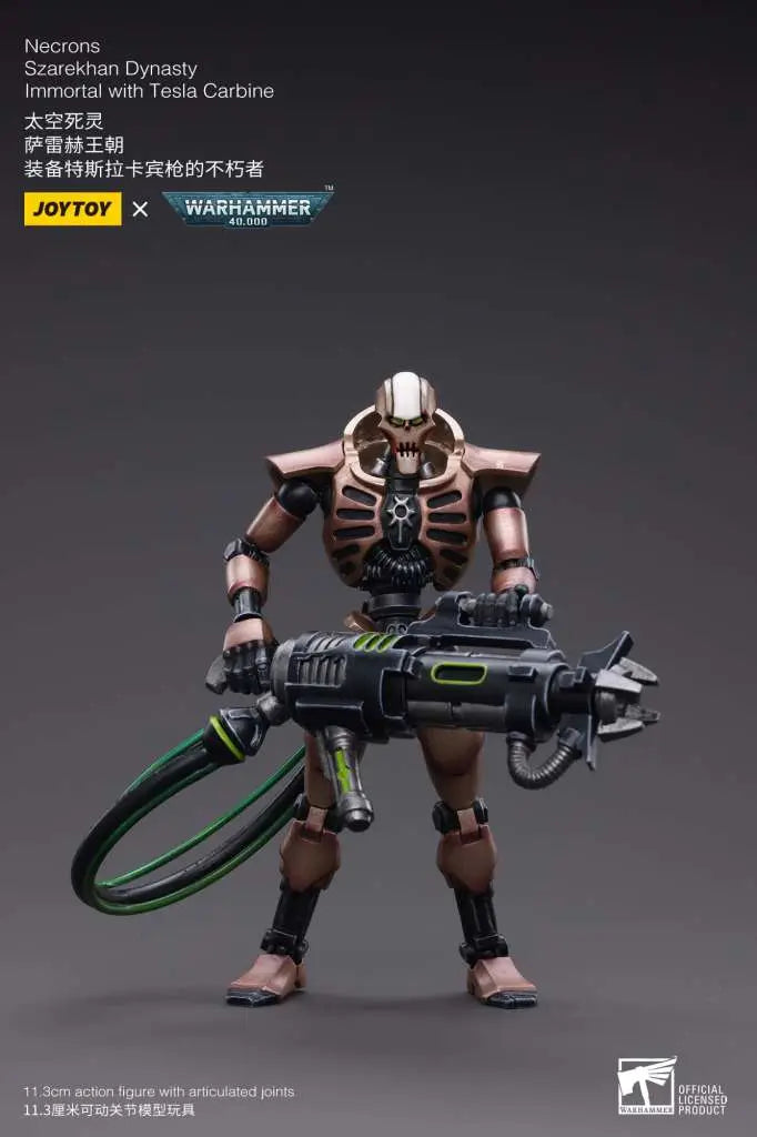 WH40K NECRONS IMMORT WITH TESLA CARBINE