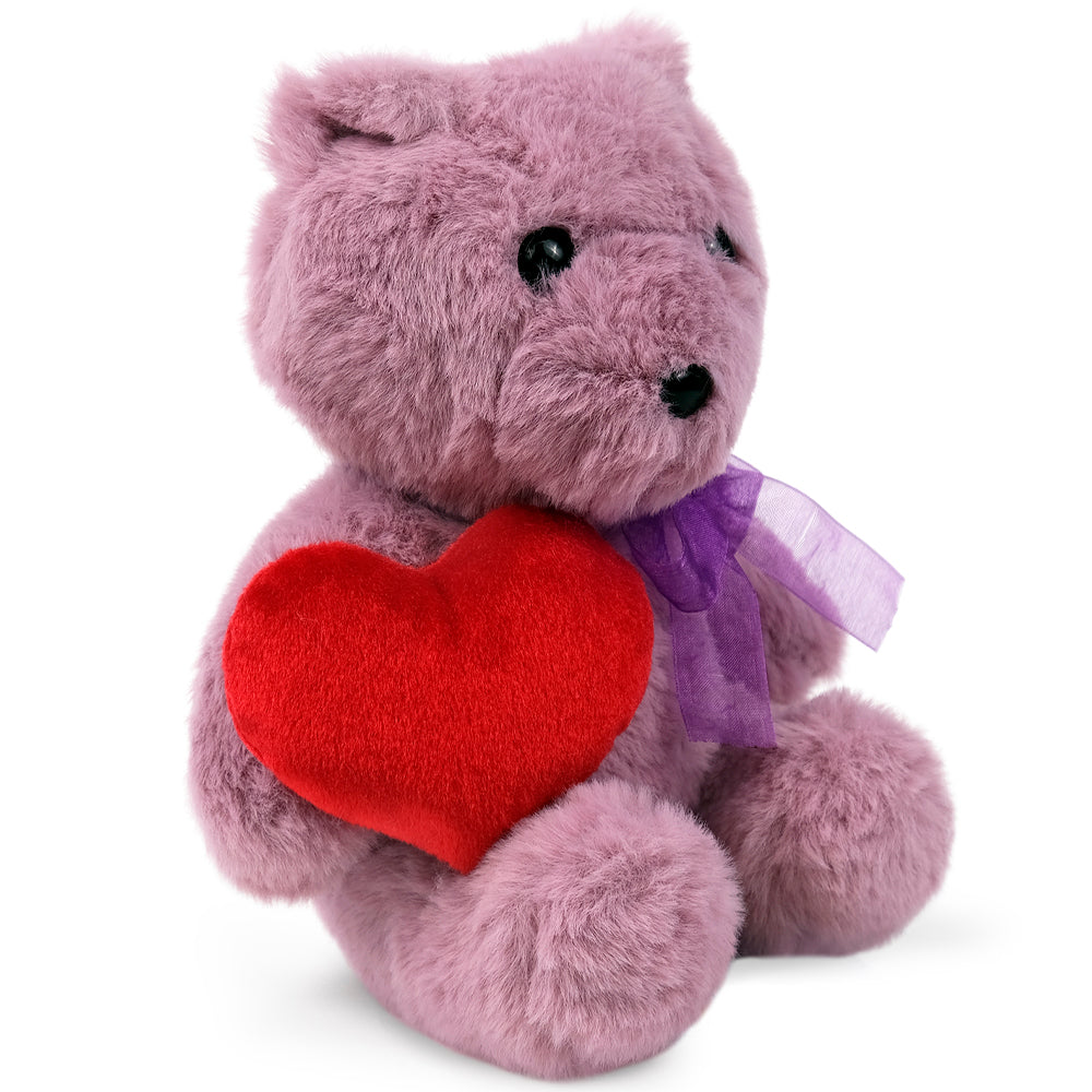 Plush toy WP MERCHANDISE Bear Mary with a heart 21cm