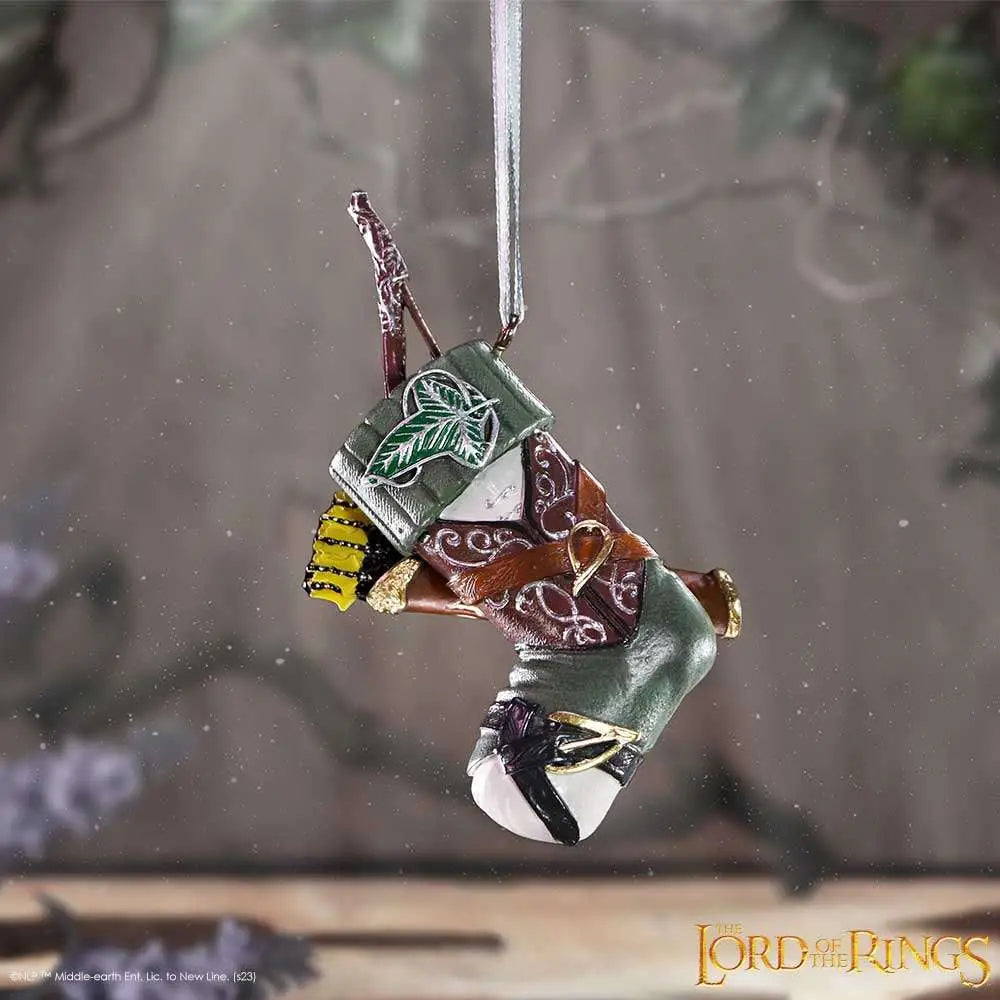 LORD OF THE RINGS LEGOLAS STOCKING HANGING ORNAMENT
