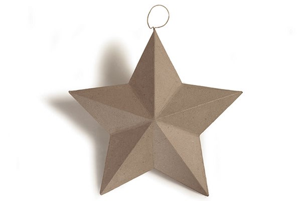 Pap stjerne 10cm 10 stk