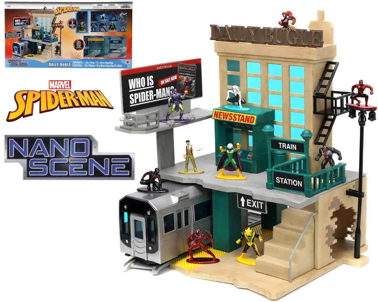 MARVEL SPIDER MAN DAILY BUGLE NANO SCENE DIORAMA