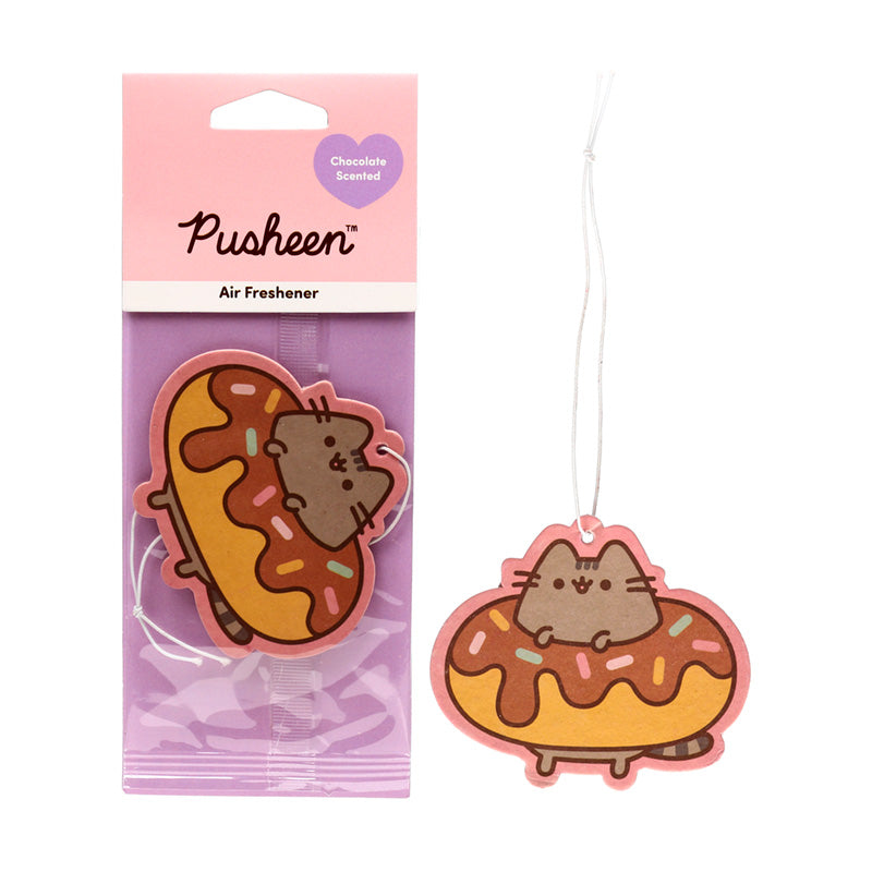 PUSHEEN - Donut - Car Air Freshener - Chocolat