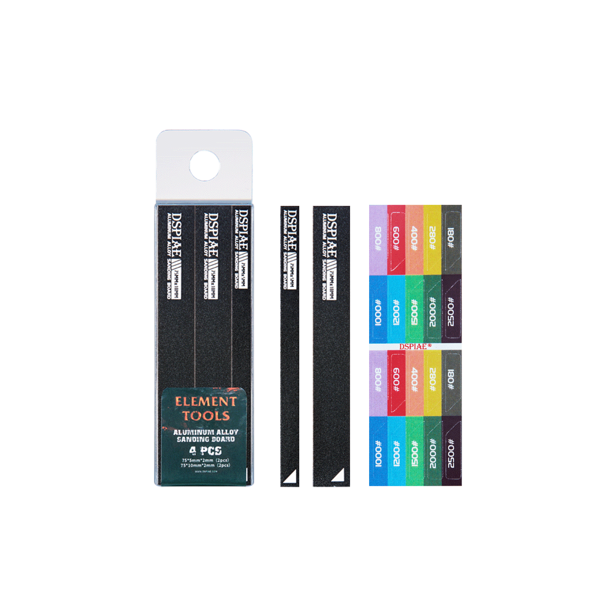 DSPIAE Aluminium-Schleifbrett