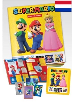 SUPER MARIO - Panini Starter Pack (1 album + 3 packets) - NL
